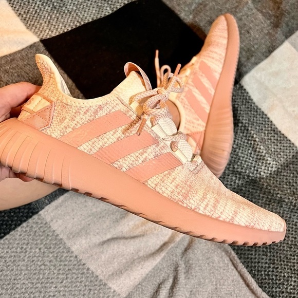adidas Shoes - adidas Women’s Peach Pink Knit Sneakers